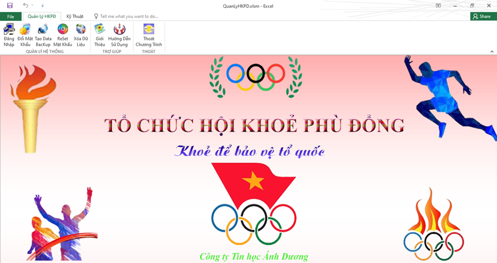 Phần mềm quản lý Hội khỏe Phù Đổng